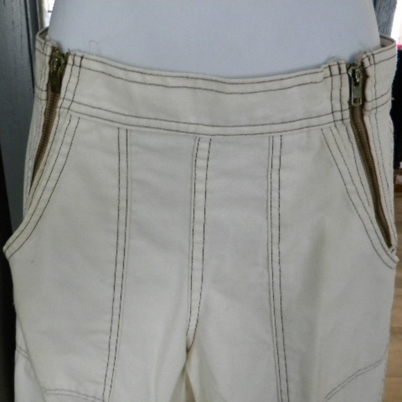 Vintage RETRO Bottoms UP front side zip  bell bottom jean - Picture 10 of 15